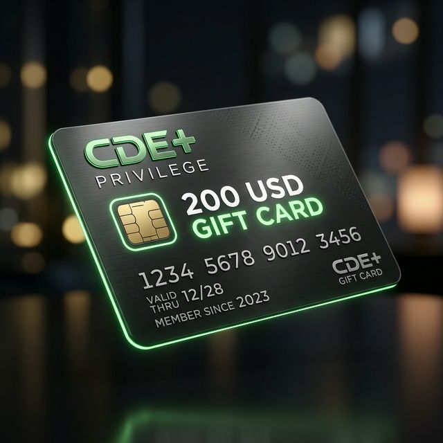 Tarjeta Regalo $200 USD